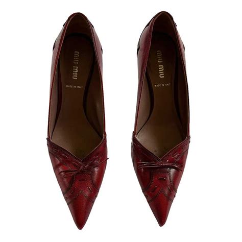 miu miu ribbon pumps